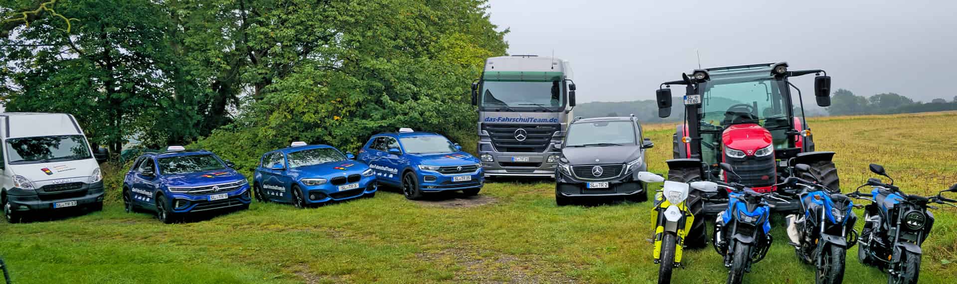 Das Fahrschulteam - unser Fuhrpark - die Fahrschule aus Kappeln.